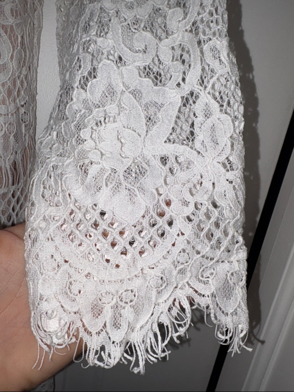 Jessica Howard Lace Boho Midi Dress - Size 6 - Picture 9 of 12